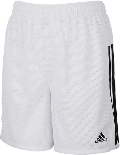 adidas Girls' Around the Block Mesh Shorts 5 in