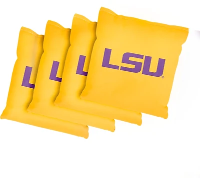 Victory Tailgate Louisiana State University Cornhole Replacement Bean Bags 4-Pack