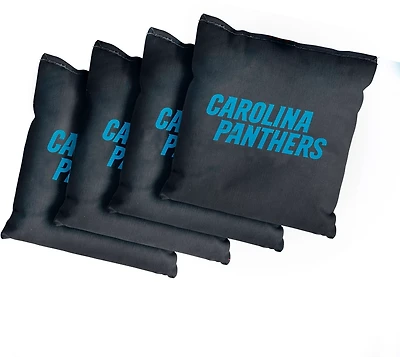 Victory Tailgate Carolina Panthers Regulation Corn-Filled Cornhole Bag Set, 4-Pack