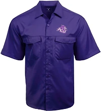 Antigua Men's Abilene Christian University Game Day Woven Fishing Shirt