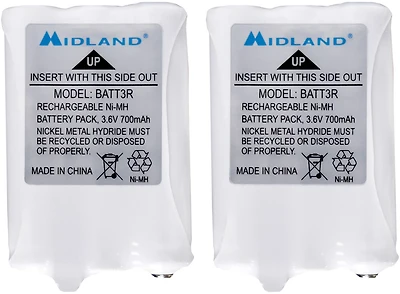 Midland AVP14 Rechargeable Battery 2-Pack