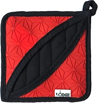 Lodge 6.5 in Square Silicone & Fabric Potholder