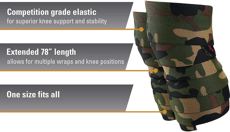 Harbinger Adults' Red Line Knee Wraps