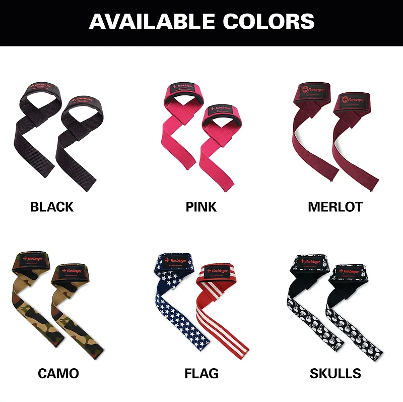 Harbinger Padded Cotton Lifting Straps