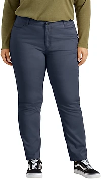 Dickies Women's Plus Perfect Shape Skinny Twill Pants