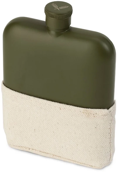 Foster & Rye Matte Army 6 oz Flask