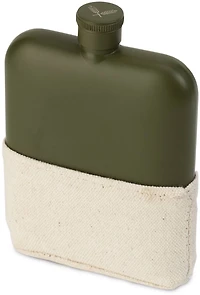 Foster & Rye Matte Army 6 oz Flask