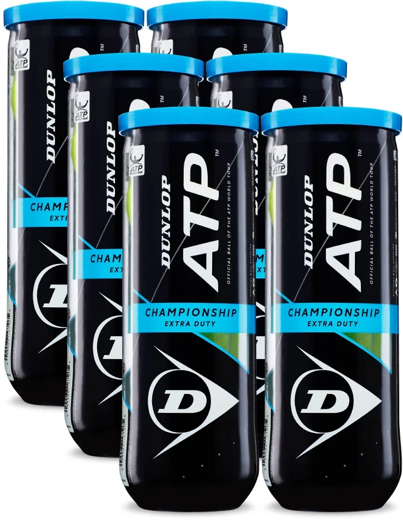 Dunlop ATP Championship Extra Duty Tennis Balls -Pack