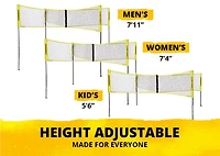 CROSSNET 4-Way Volleyball Game