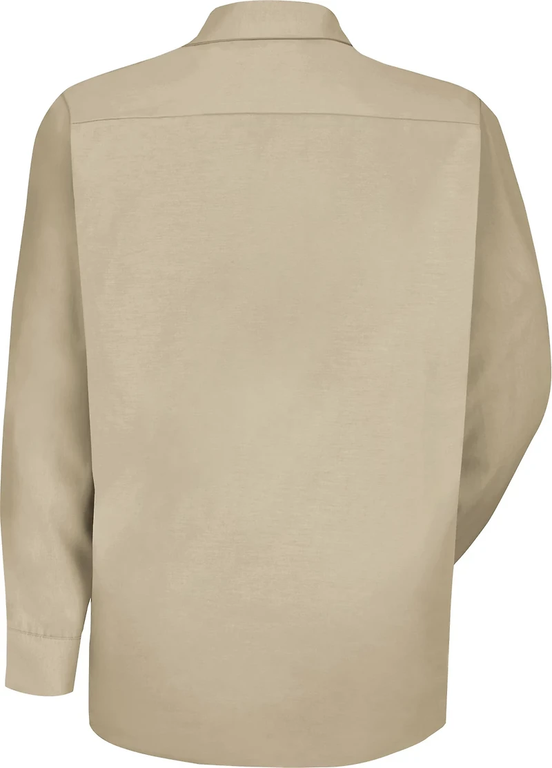 Red Kap Men's Specialized Pocketless Long Sleeve Work Shirt