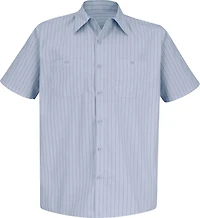 Red Kap Men's Industrial Stripe Work Shirt