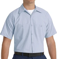 Red Kap Men's Industrial Stripe Work Shirt