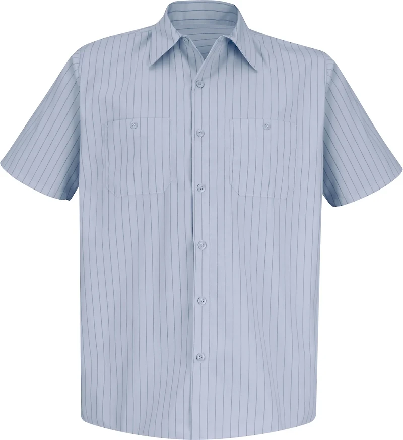 Red Kap Men's Industrial Stripe Work Shirt