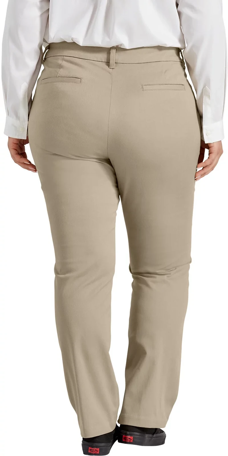 Dickies Women's Plus Perfect Shape Boot Cut Twill Pants