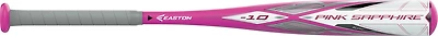 EASTON Girls' Pink Sapphire Fastpitch Softball Bat (-10)