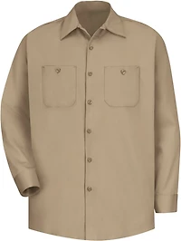 Red Kap Men's Wrinkle-Resistant Cotton Work Shirt