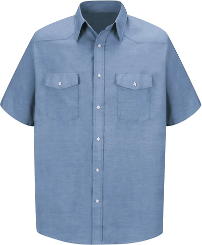 Red Kap Men's Deluxe Western Work Shirt