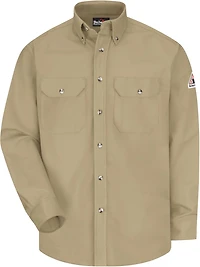 Bulwark Men's Midweight Flame Resistant Uniform Dress Shirt