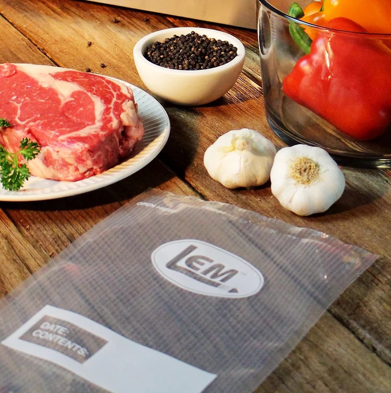 LEM 8 in x 12 in MaxVac Quart Vacuum Bags 44-Pack