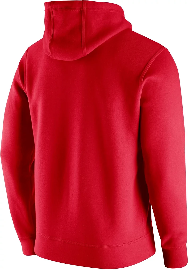 Nike Men's University of Georgia Club Fleece Graphic Pullover Hoodie