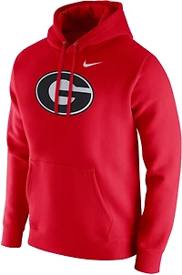 Nike Men's University of Georgia Club Fleece Graphic Pullover Hoodie