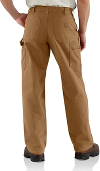 Carhartt Men's Flannel-Lined Wash Duck Dungaree Jeans