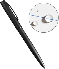 Rite in the Rain Weatherproof All-Weather Metal Pressurized Black Metal Clicker Pen Black Ink