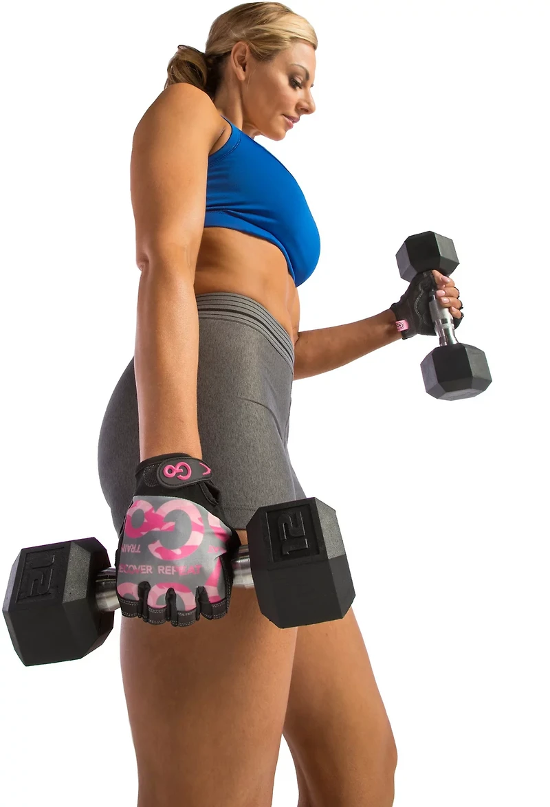 GoFit Women's Elite Trainer Camo Gloves