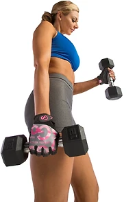 GoFit Women's Elite Trainer Camo Gloves