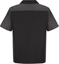 Red Kap Men's 2-Tone Crew Short Sleeve Touchtex Shirt"