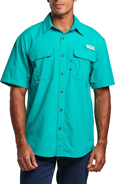 Magellan Outdoors Men's Laguna Madre Solid Short Sleeve Fishing Shirt