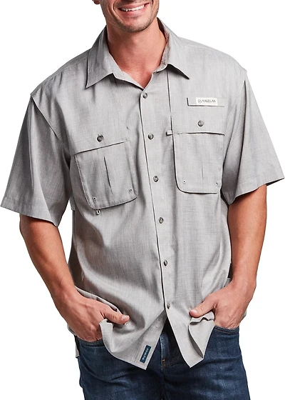 Magellan Outdoors Men's Aransas Pass Heather Short Sleeve Fishing Shirt