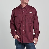 Magellan Outdoors Men's Aransas Pass Heather Long Sleeve Fishing Shirt