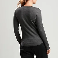BCG Women's Horizon Modal Crew Neck Long Sleeve Top
