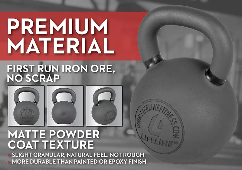 Lifeline 44 lb Kettlebell