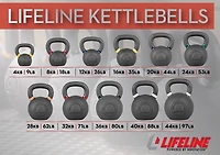 Lifeline 26 lb Kettlebell