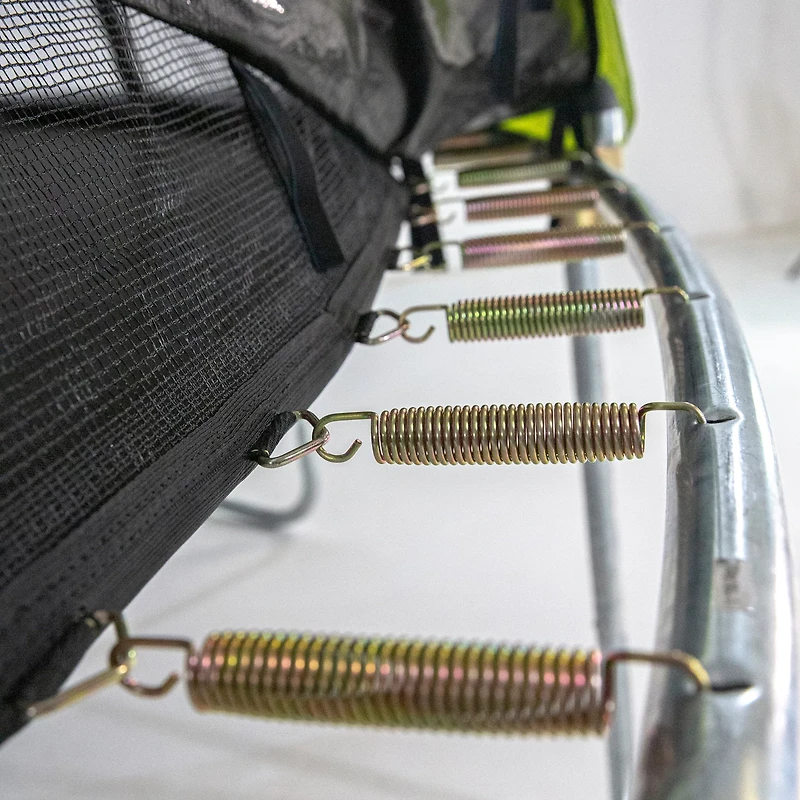 Skywalker Trampolines 15 ft Oval Trampoline with Kickback, Bounce and Navy Spring Pad