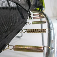 Skywalker Trampolines 15 ft Oval Trampoline with Kickback, Bounce and Navy Spring Pad