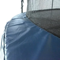 Skywalker Trampolines 15 ft Oval Trampoline with Kickback, Bounce and Navy Spring Pad