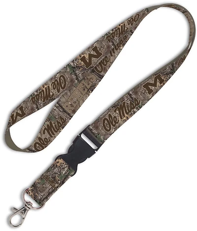 WinCraft University of Mississippi Camo Lanyard w/ Detachable Buckle