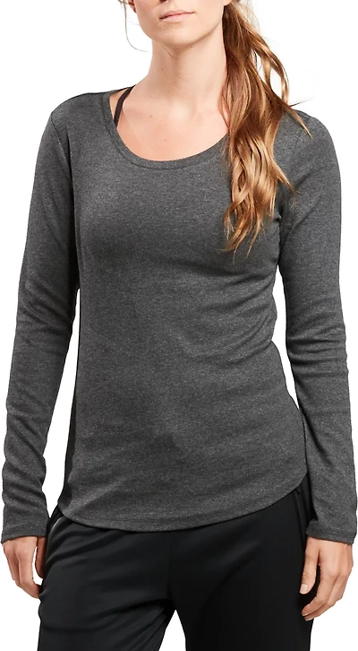 BCG Women's Horizon Modal Crew Neck Long Sleeve Top