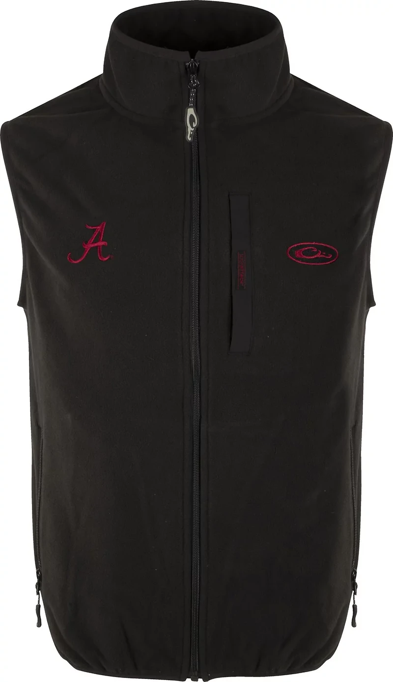 Drake Waterfowl Men's University of Alabama Camp Fleece Vest