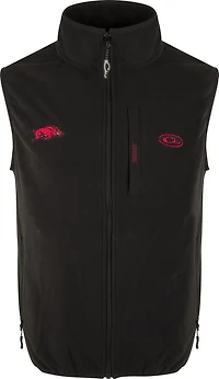 Drake Waterfowl Men's University of Arkansas Camp Fleece Vest