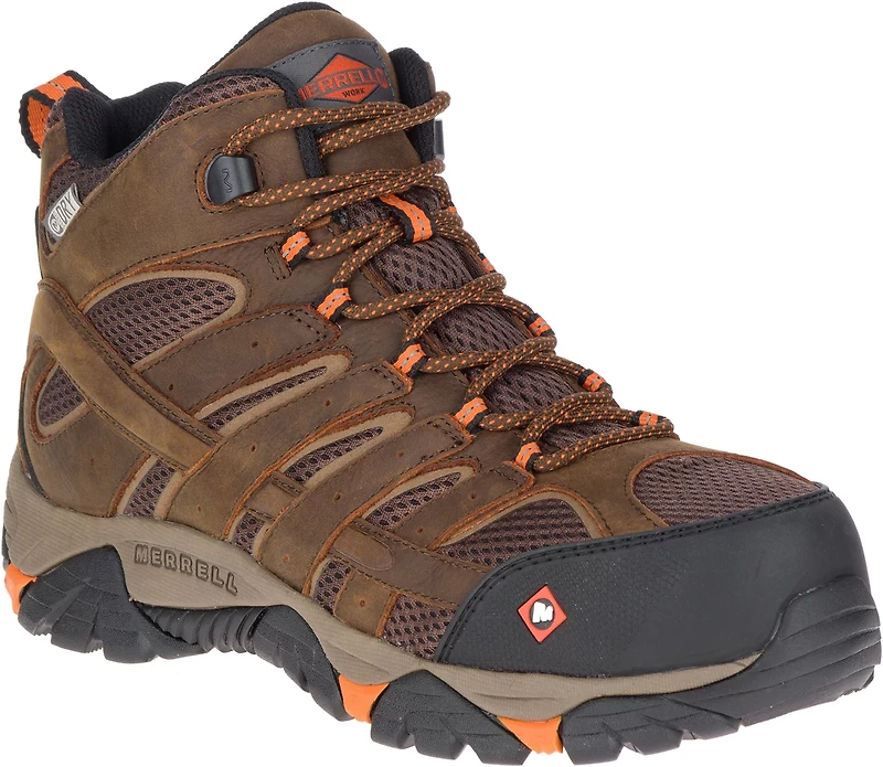 Merrell Men's Moab Vertex Mid Waterproof CT Work Boots