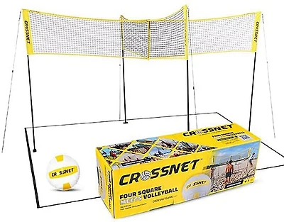 CROSSNET 4-Way Volleyball Game