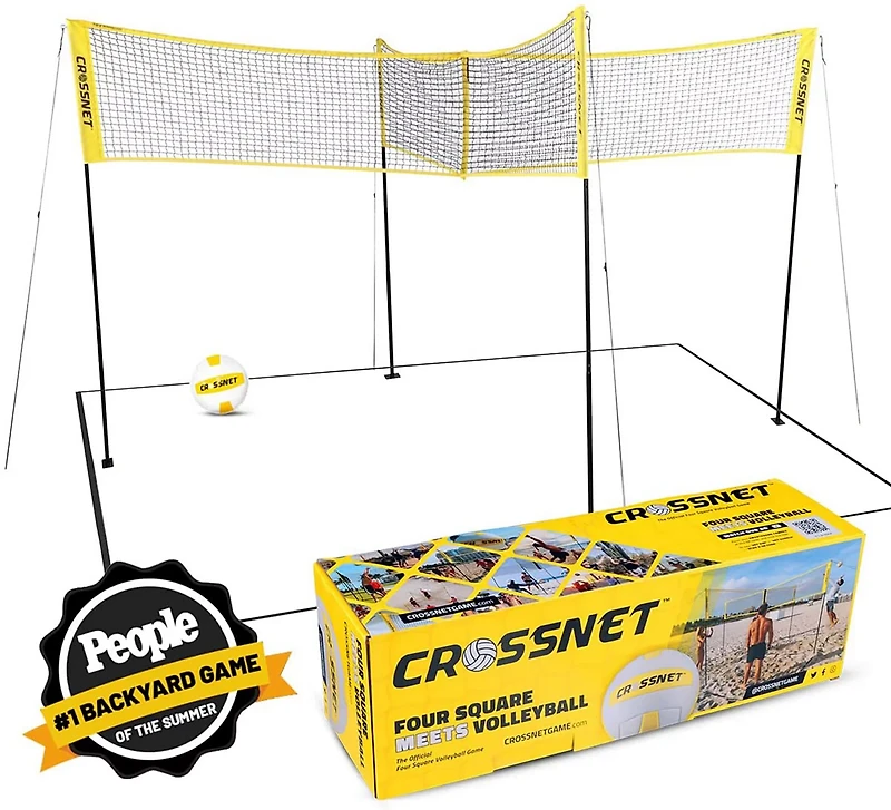 CROSSNET 4-Way Volleyball Game