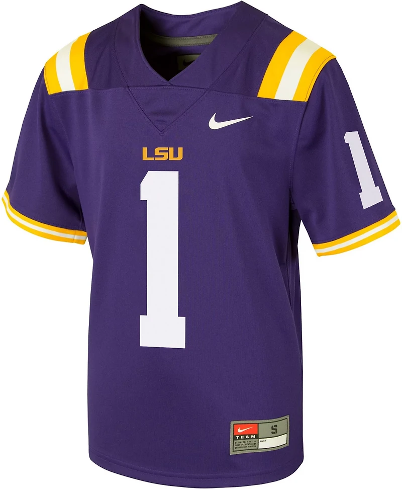 Nike Boys' Louisiana State University Fanwear Replica Football Jersey