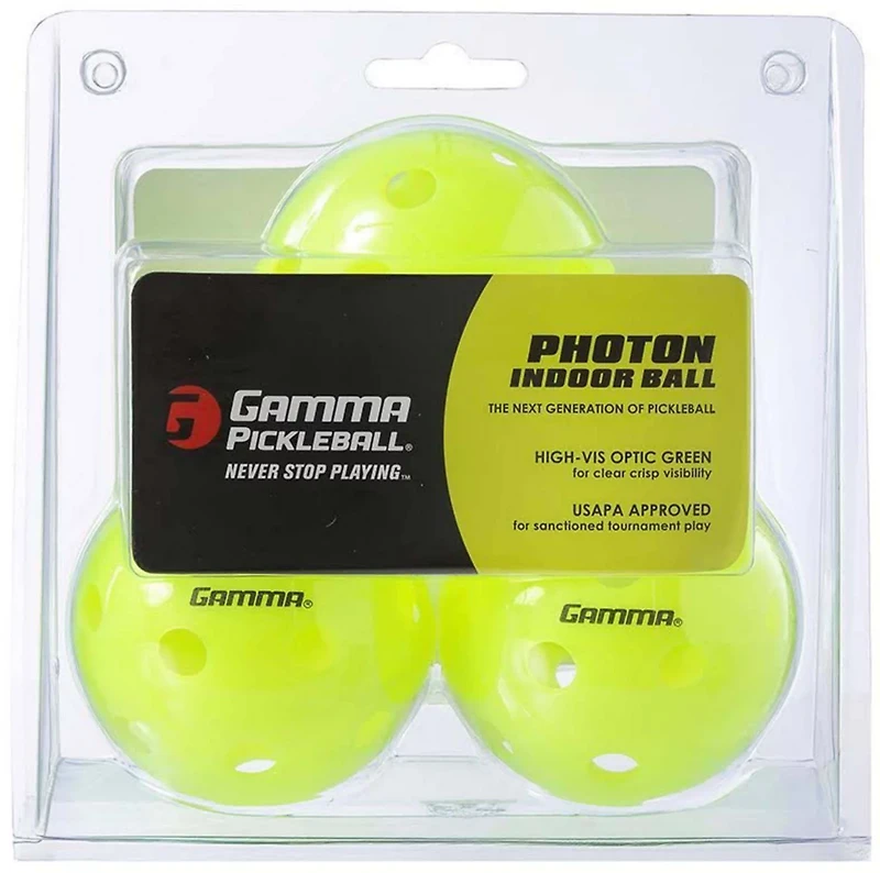 Gamma Photon Indoor Pickleballs 3-Pack