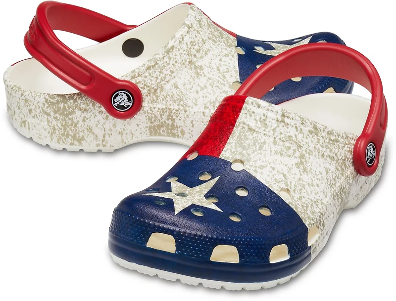 Crocs Adult's Classic Texas Flag Clogs