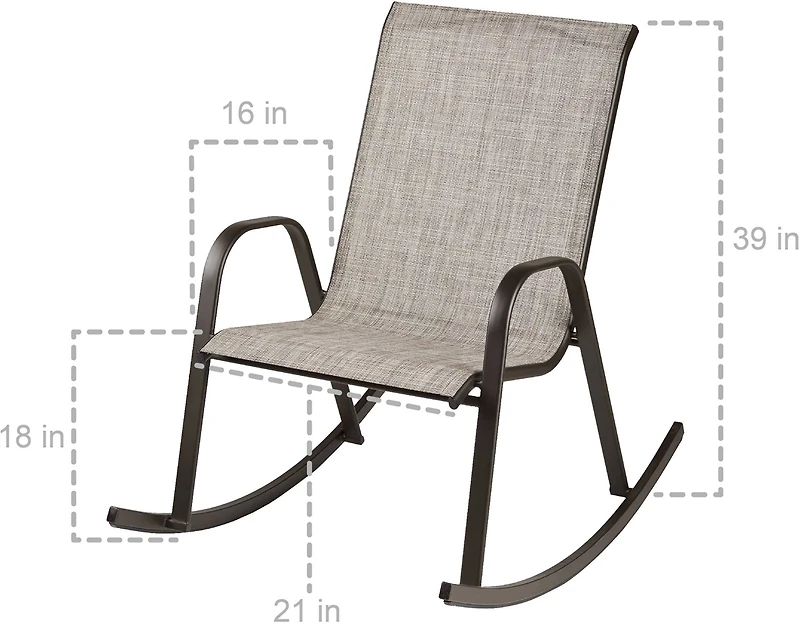 Mosaic Oversize Sling Stack Rocker